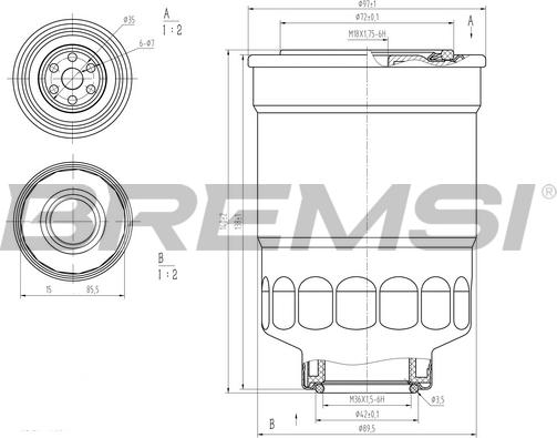 Bremsi FE0799 - Filtre à carburant cwaw.fr