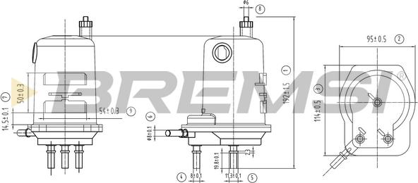 Bremsi FE0786 - Filtre à carburant cwaw.fr