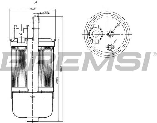 Bremsi FE1504 - Filtre à carburant cwaw.fr