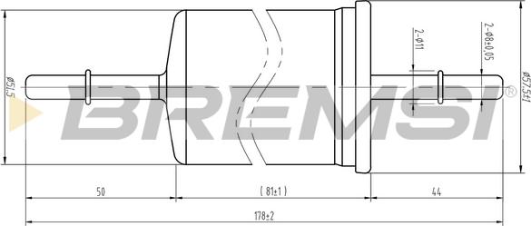 Bremsi FE1512 - Filtre à carburant cwaw.fr