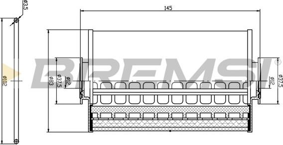 Bremsi FE1841 - Filtre à carburant cwaw.fr