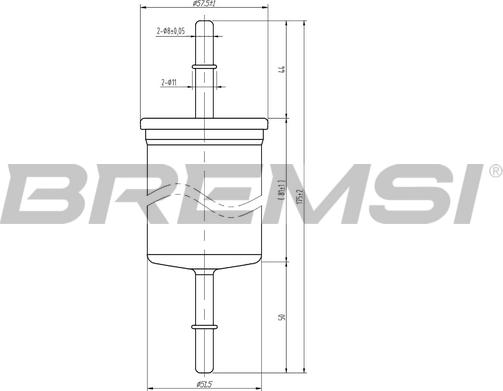 Bremsi FE1319 - Filtre à carburant cwaw.fr