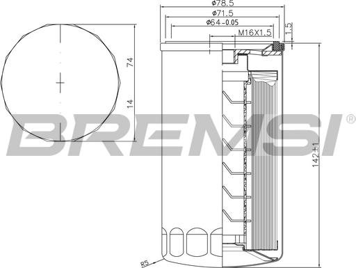 Bremsi FE1314 - Filtre à carburant cwaw.fr