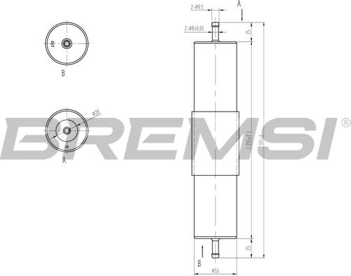 Bremsi FE1318 - Filtre à carburant cwaw.fr