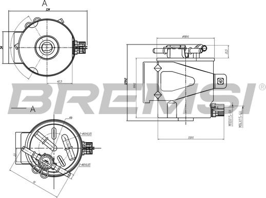 Bremsi FE1313 - Filtre à carburant cwaw.fr