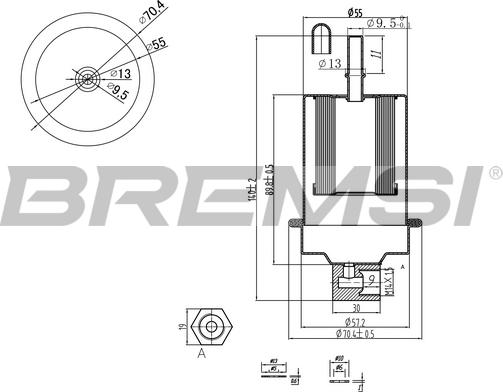 Bremsi FE1317 - Filtre à carburant cwaw.fr