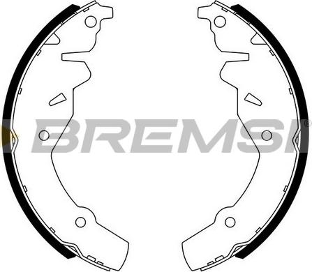 Bremsi GF4520 - Jeu de mâchoires de frein cwaw.fr