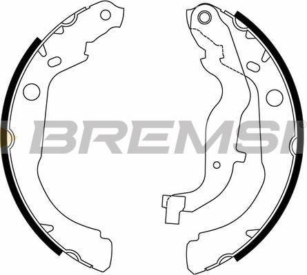 Bremsi GF0447 - Jeu de mâchoires de frein cwaw.fr