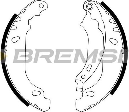 Bremsi GF0408 - Jeu de mâchoires de frein cwaw.fr