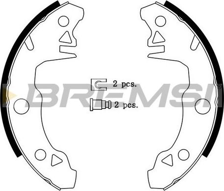 Bremsi GF0413 - Jeu de mâchoires de frein cwaw.fr