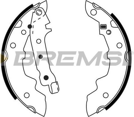 Bremsi GF0412 - Jeu de mâchoires de frein cwaw.fr