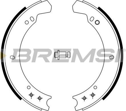 Bremsi GF0434 - Jeu de mâchoires de frein cwaw.fr