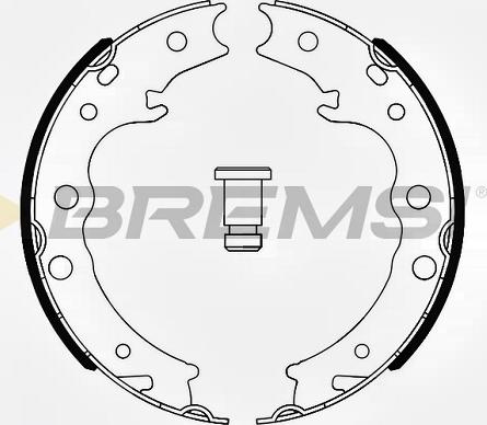 Bremsi GF0646 - Jeu de mâchoires de frein, frein de stationnement cwaw.fr