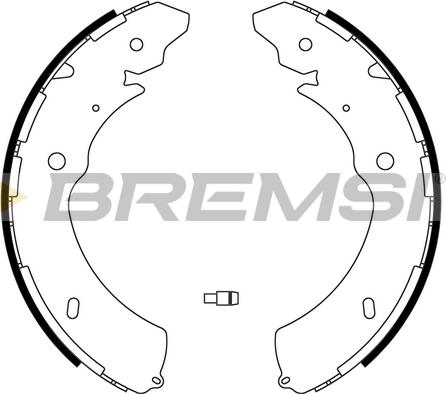 Bremsi GF0640 - Jeu de mâchoires de frein cwaw.fr