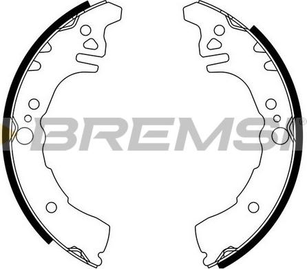 Bremsi GF0681 - Jeu de mâchoires de frein cwaw.fr