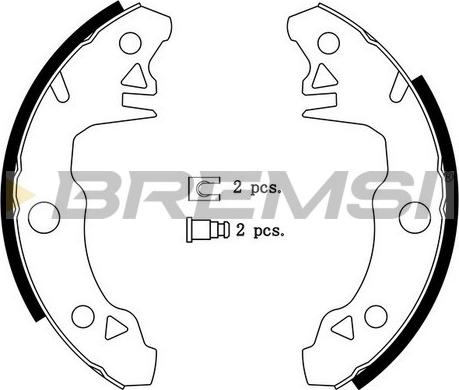 Bremsi GF0098 - Jeu de mâchoires de frein cwaw.fr