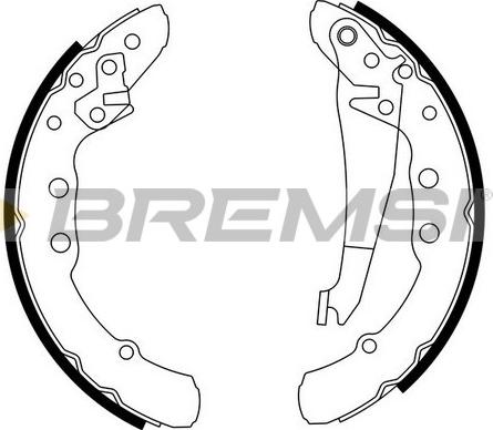 Bremsi GF0021 - Jeu de mâchoires de frein cwaw.fr