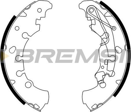 Bremsi GF0140 - Jeu de mâchoires de frein cwaw.fr