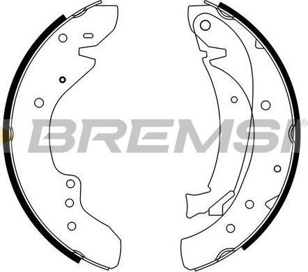 Bremsi GF0175 - Jeu de mâchoires de frein cwaw.fr