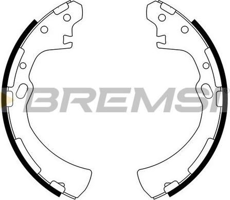 Bremsi GF0849 - Jeu de mâchoires de frein cwaw.fr