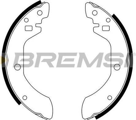 Bremsi GF0842 - Jeu de mâchoires de frein cwaw.fr