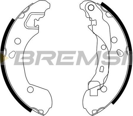 Bremsi GF0862 - Jeu de mâchoires de frein cwaw.fr