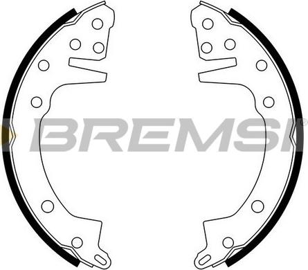 Bremsi GF0811 - Jeu de mâchoires de frein cwaw.fr