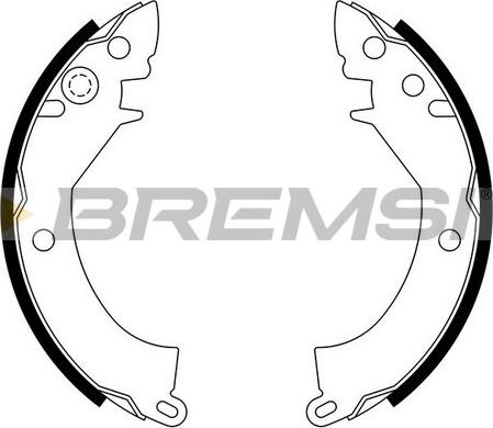 Bremsi GF0812 - Jeu de mâchoires de frein cwaw.fr