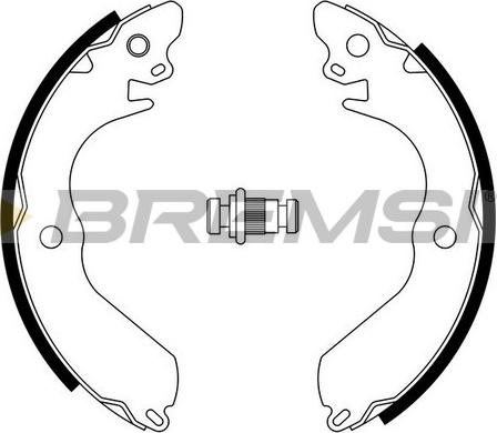 Bremsi GF0817 - Jeu de mâchoires de frein cwaw.fr