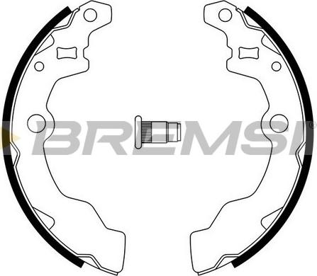 Bremsi GF0882A - Jeu de mâchoires de frein cwaw.fr