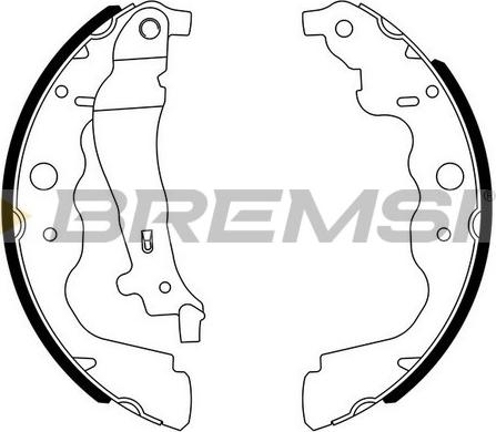 Bremsi GF0390 - Jeu de mâchoires de frein cwaw.fr