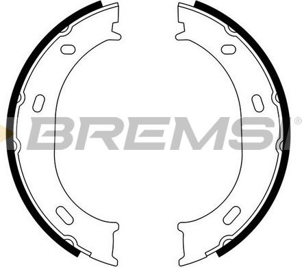 Bremsi GF0306 - Jeu de mâchoires de frein, frein de stationnement cwaw.fr