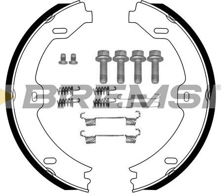 Bremsi GF0312-1 - Jeu de mâchoires de frein, frein de stationnement cwaw.fr