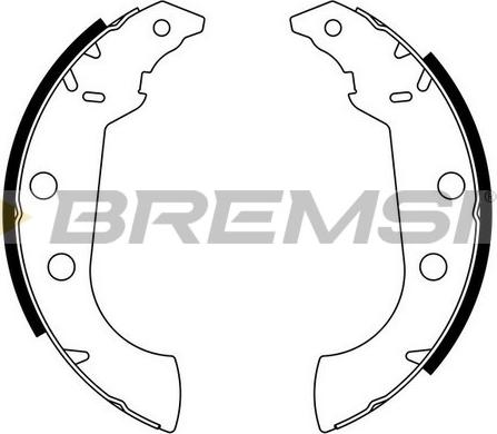 Bremsi GF0383 - Jeu de mâchoires de frein cwaw.fr