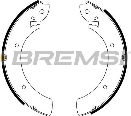 Bremsi GF0207 - Jeu de mâchoires de frein cwaw.fr