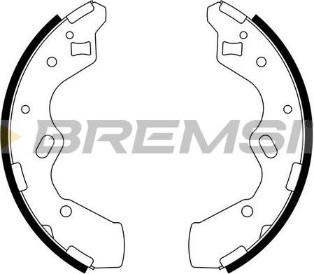 Bremsi GF0796 - Jeu de mâchoires de frein cwaw.fr