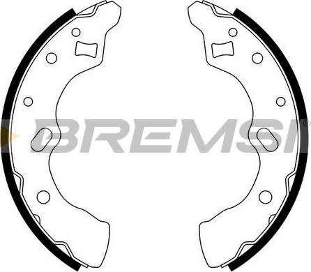 Bremsi GF0790 - Jeu de mâchoires de frein cwaw.fr