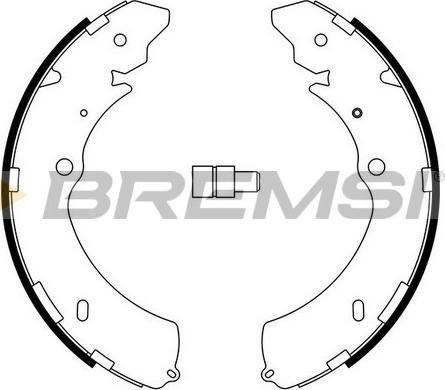 Bremsi GF0755 - Jeu de mâchoires de frein cwaw.fr