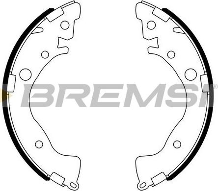 Bremsi GF0719 - Jeu de mâchoires de frein cwaw.fr