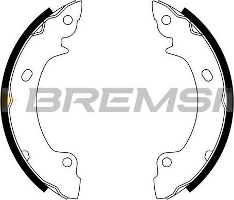 Bremsi GF0731 - Jeu de mâchoires de frein cwaw.fr