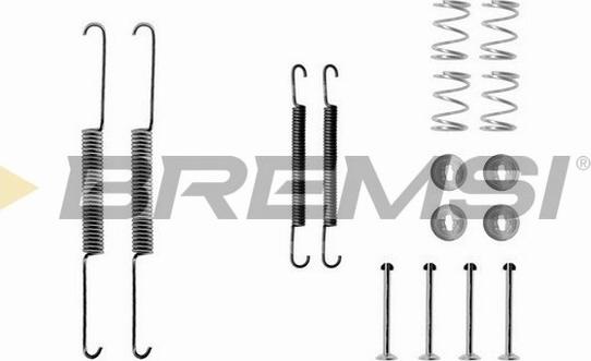 Bremsi SK0659 - Kit d'accessoires, mâchoire de frein cwaw.fr