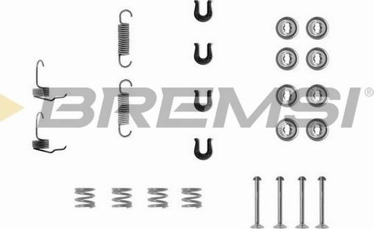 Bremsi SK0655 - Kit d'accessoires, mâchoire de frein cwaw.fr