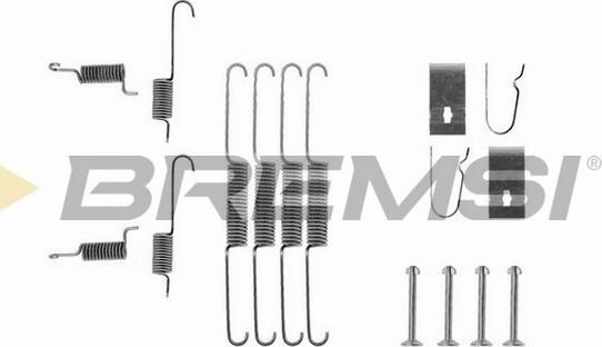 Bremsi SK0663 - Kit d'accessoires, mâchoire de frein cwaw.fr