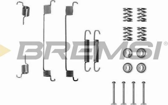 Bremsi SK0672 - Kit d'accessoires, mâchoire de frein cwaw.fr