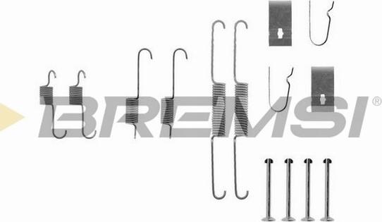 Bremsi SK0782 - Kit d'accessoires, mâchoire de frein cwaw.fr