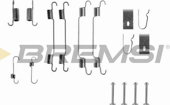 Bremsi SK0722 - Kit d'accessoires, mâchoire de frein cwaw.fr