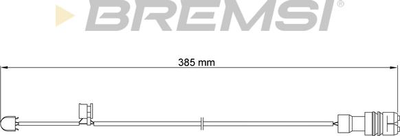 Bremsi WI0556 - Contact d'avertissement, usure des plaquettes de frein cwaw.fr