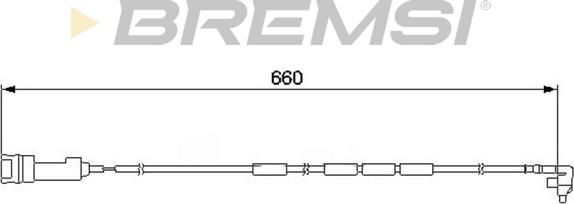 Bremsi WI0517 - Contact d'avertissement, usure des plaquettes de frein cwaw.fr