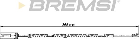 Bremsi WI0694 - Contact d'avertissement, usure des plaquettes de frein cwaw.fr