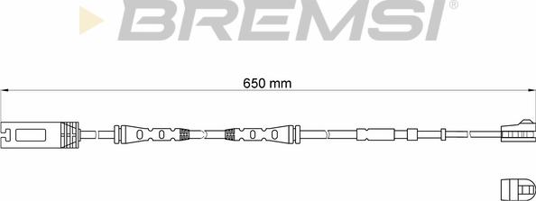 Bremsi WI0689 - Contact d'avertissement, usure des plaquettes de frein cwaw.fr